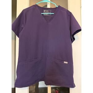 FIGS Casma Scrub Top • Purple Jam • Women’s Large • PO#5298